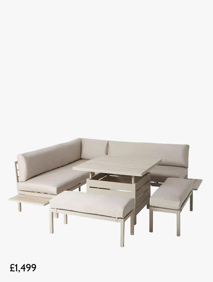 John Lewis Platform 8-Seater Corner Garden Set