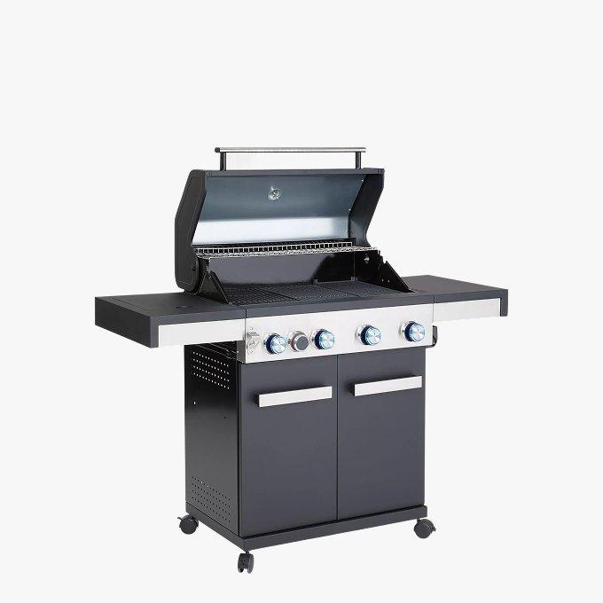 John Lewis 4-Burner Gas & Charcoal BBQ
