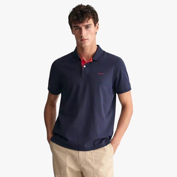 GANT Piqué Textured Polo Shirt