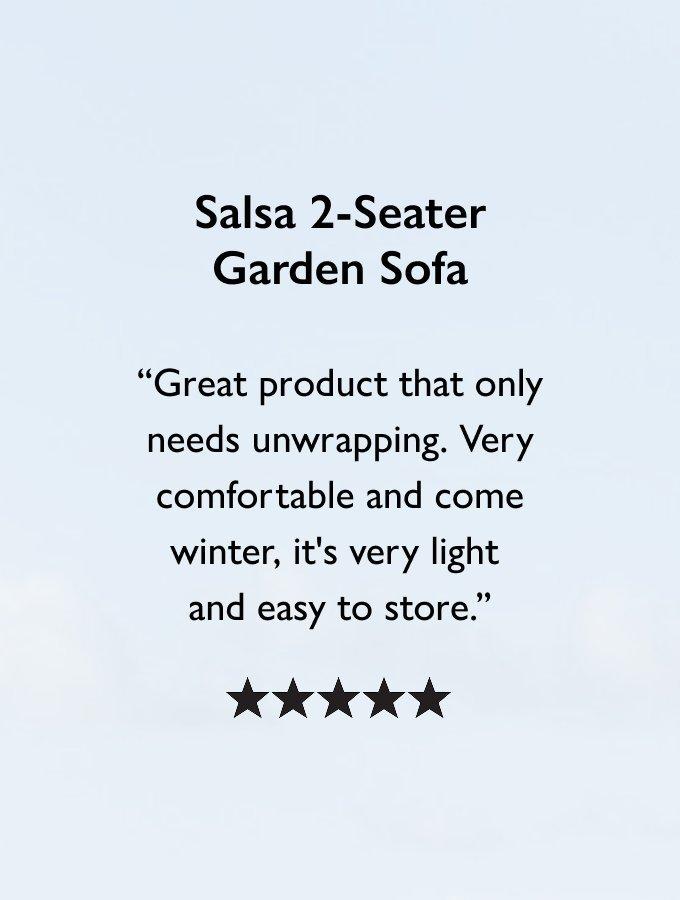 Salsa 2-Seater Garden Sofa, £165