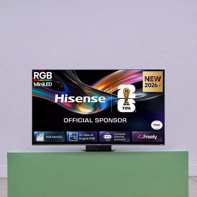 Hisense 6RGB MiniLED HDR 4K Ultra HD TV, £2,999