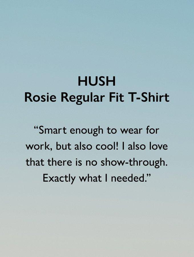 HUSH Rosie Regular Fit T-Shirt, £32