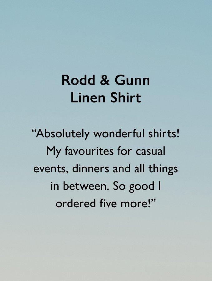 Rodd & Gunn Linen Shirt, £125