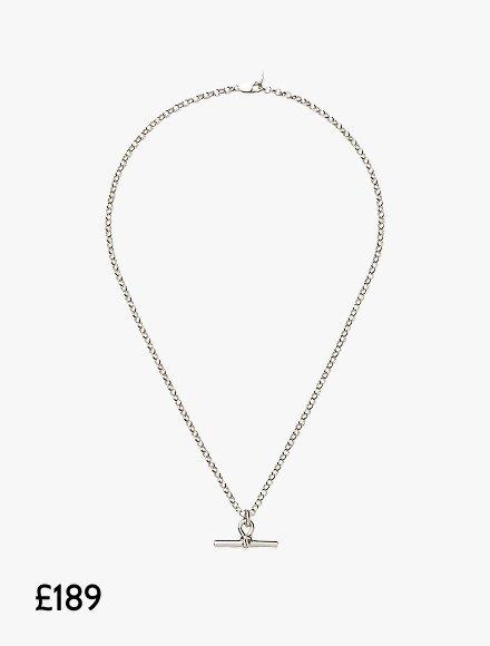 Missoma Chunky T-Bar Pendant Necklace, £189
