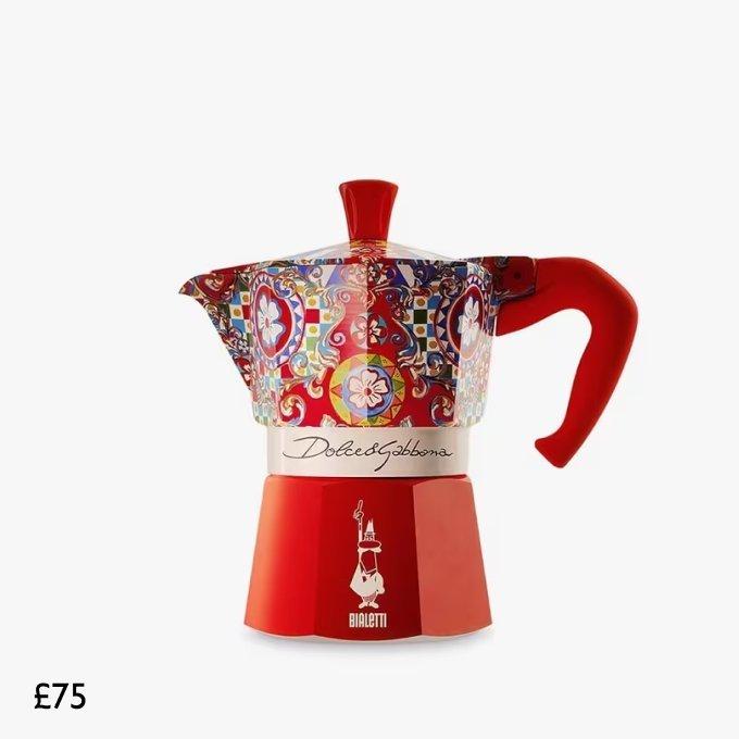 Bialetti Dolce & Gabbana Sicilian Carretto Moka Express Hob Espresso Coffee Maker, £75