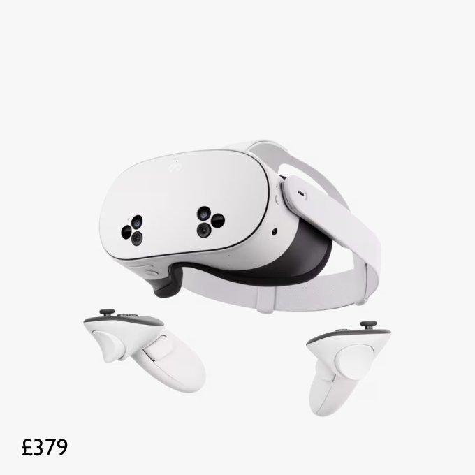 Meta Quest 3S All-In-One Mixed Reality Headset and Controllers, 256GB, White, £379