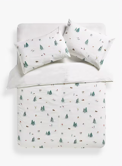 John Lewis Winter Scene Duvet Cover Set, £44 – £68