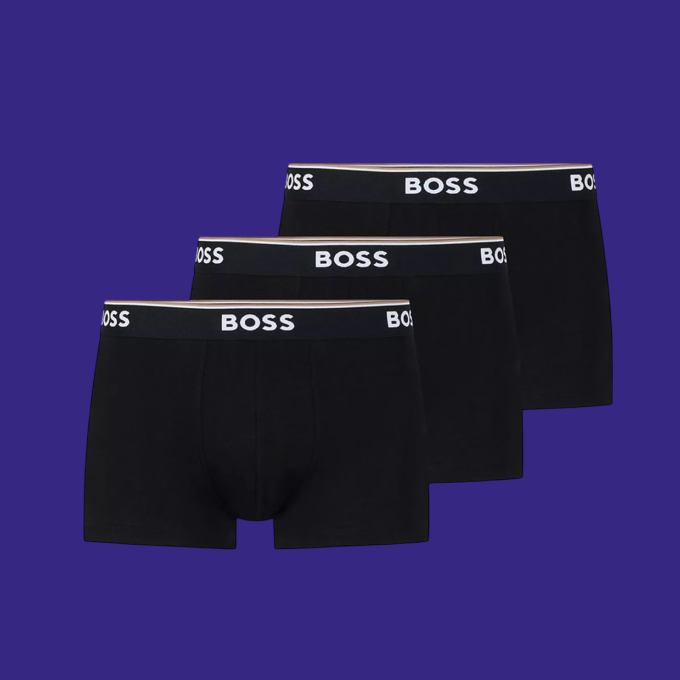 HUGO BOSS Cotton Waistband Trunks, £39