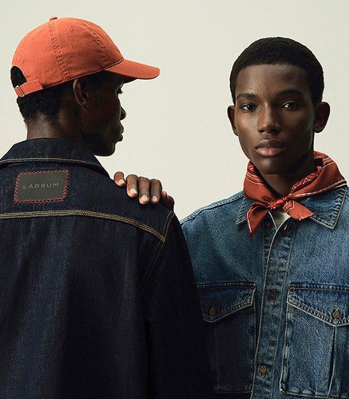 John Lewis x LABRUM Long Sleeve Shirt, Washed Denim, £129