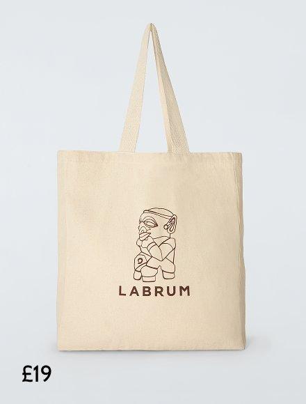 John Lewis x LABRUM Graphic Logo Cotton Tote Bag, £19