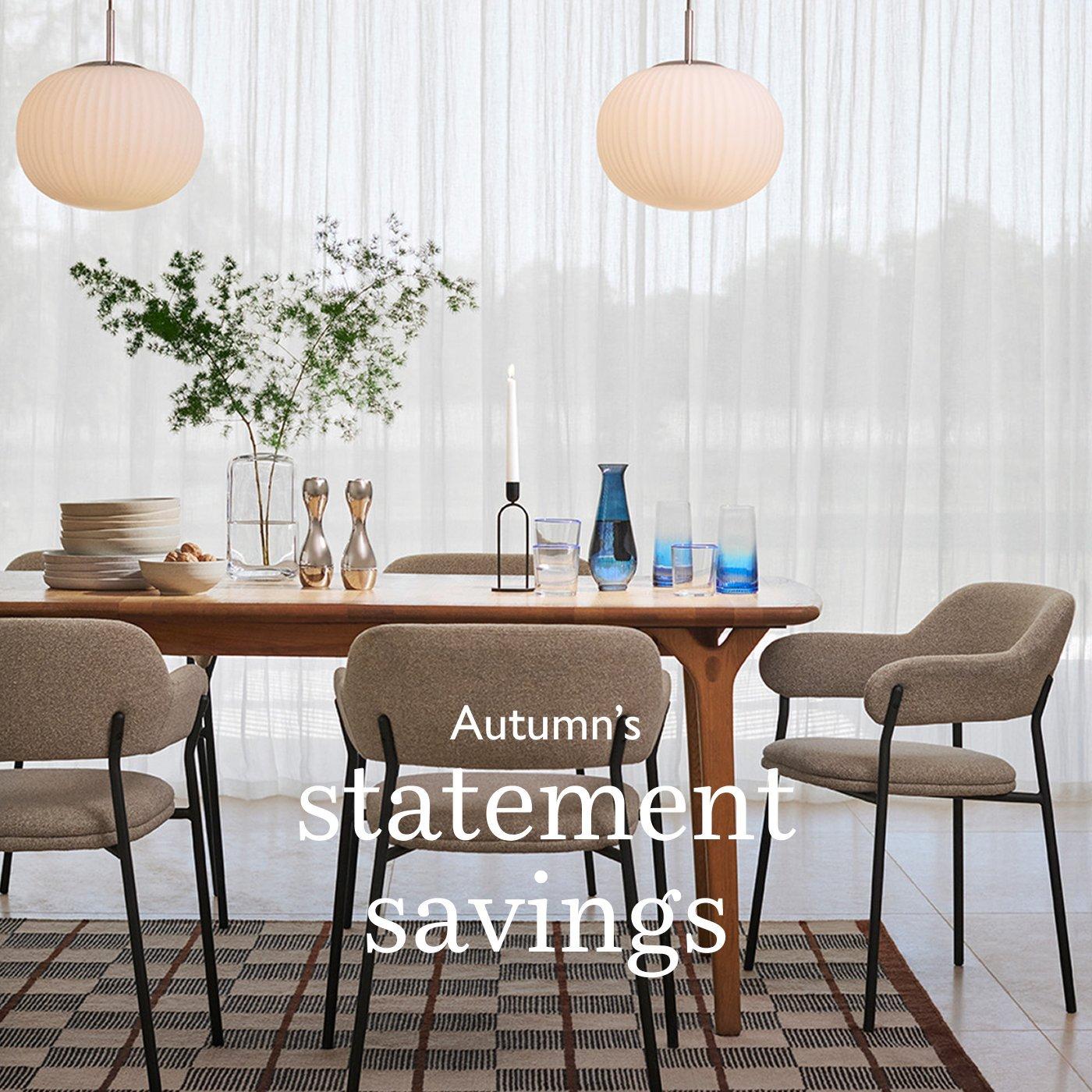 Autumn's statement savings