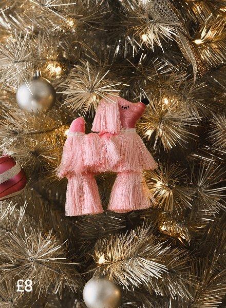 John Lewis Heirloom Splendour Poodle Tree Decoration, £8