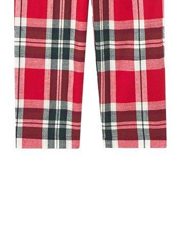 John Lewis Kids' Family Check Pyjamas, Red