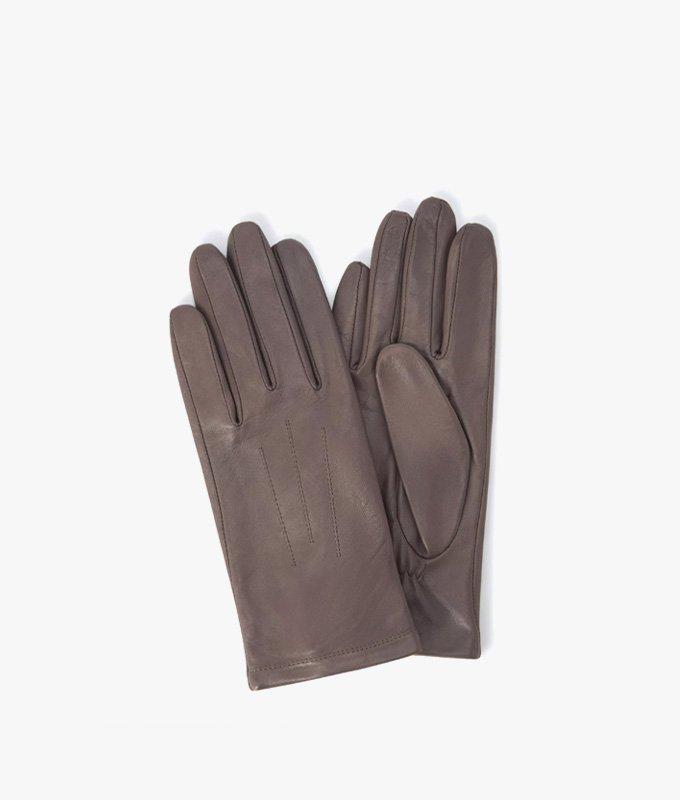 Fleece Lined Leather Gloves