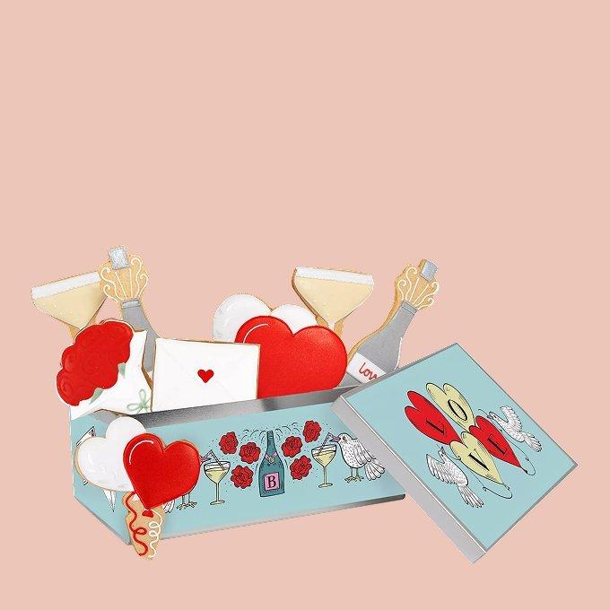 Biscuiteers Hand-Iced Biscuits Gift Tin, £40