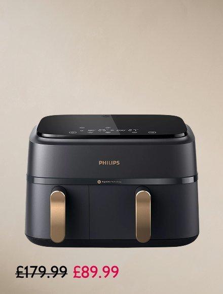 Philips Rapid Air Technology Dual Basket Air Fryer, £89.99