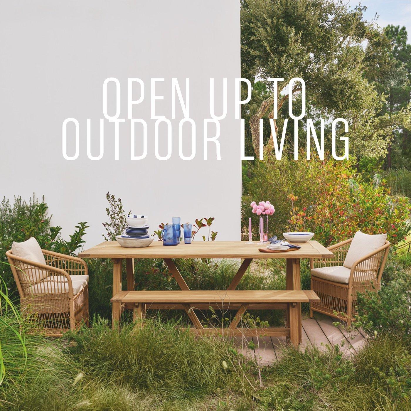 Open up to outdoor living