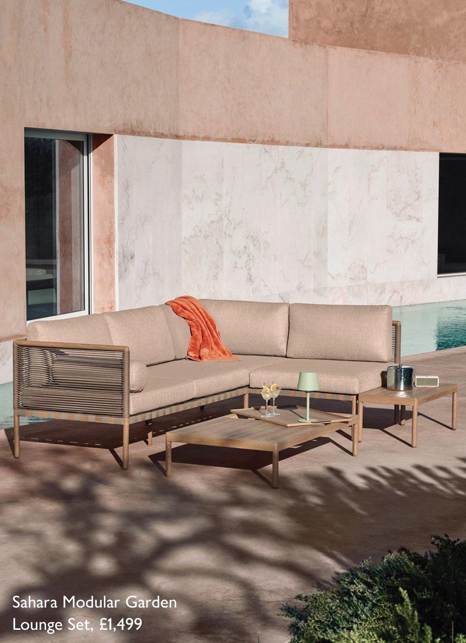 Sahara 4-Seater Modular Corner Garden Lounge Set, £1,499