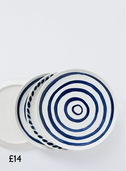 Coastal Fine China Tapas Plates, £14