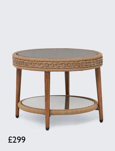 Felix Woven Round Garden Coffee Table, £299