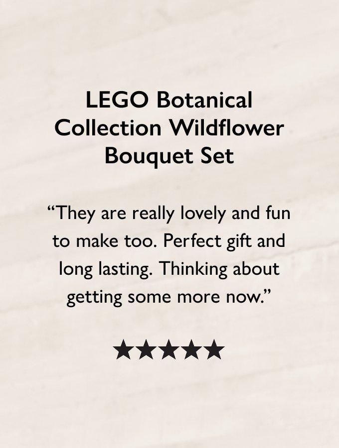 LEGO Botanical Collection Wildflower Bouquet Set