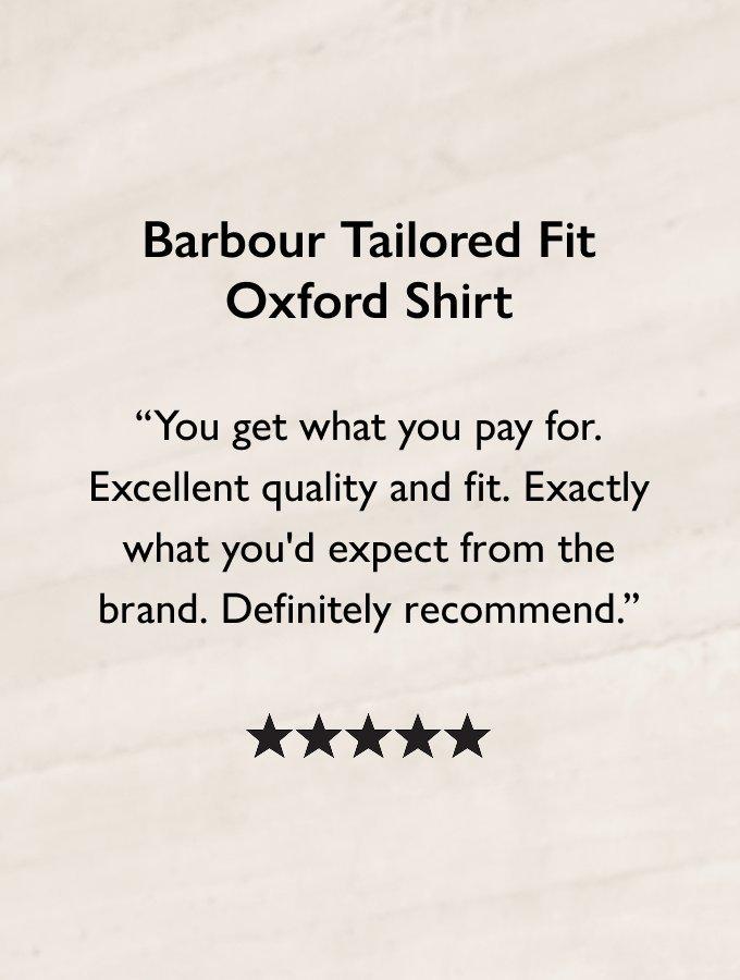 Barbour Tailored Fit Oxford Shirt