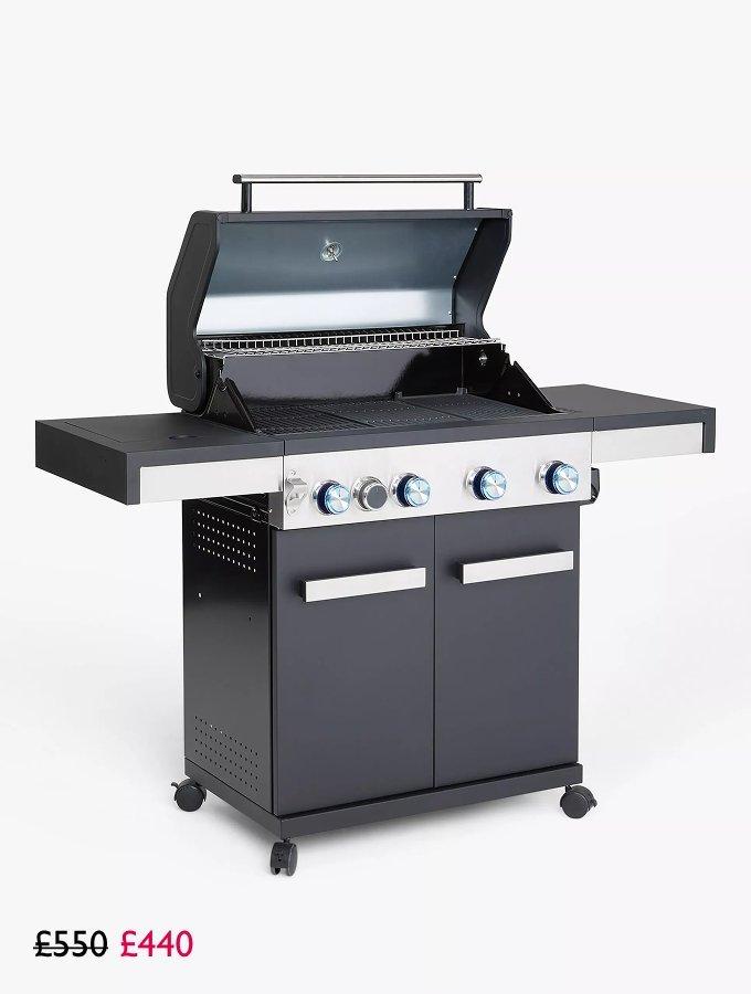 Grillstream 4-Burner Hybrid Gas & Charcoal BBQ, £440