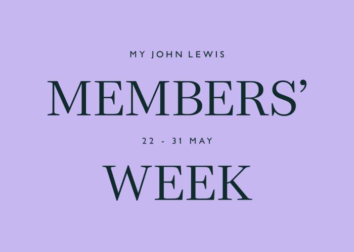 Members’ Week is coming soon