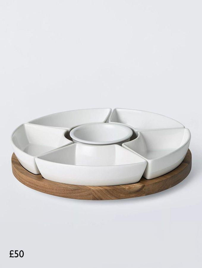 John Lewis Lazy Susan Serving Set, £50