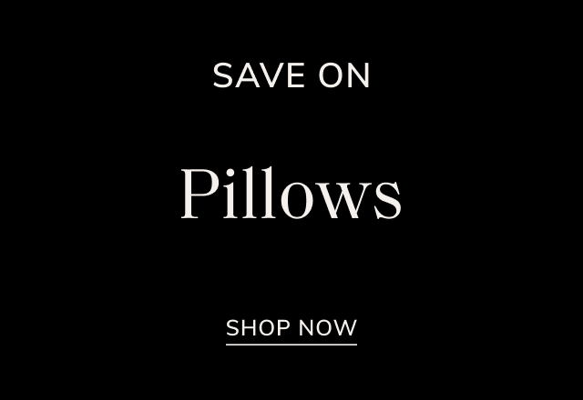 Save Big on Pillows