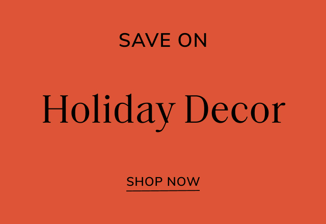 Save Big on Holiday Decor