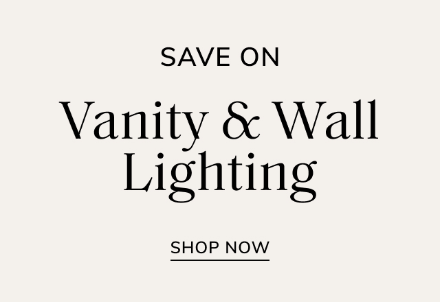 Save on Vanity & Wall Lighting