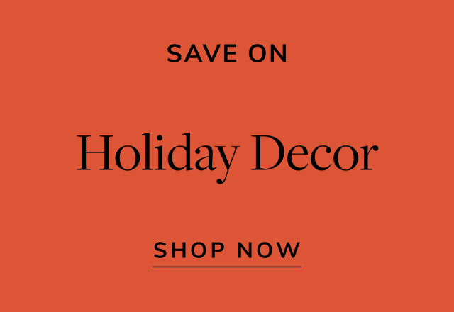 Save on Holiday Decor