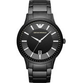 Emporio Armani horloge - Zwart