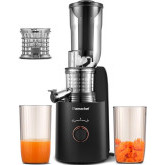 AMZCHEF Slow Juicer 85 mm 250 W Zilver Koudpers 