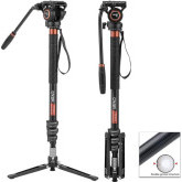 Cayer FP34DV Professionele Aluminium Monopod 