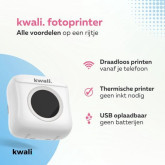 kwali.® Fotoprinter voor Smartphone Pro 2023