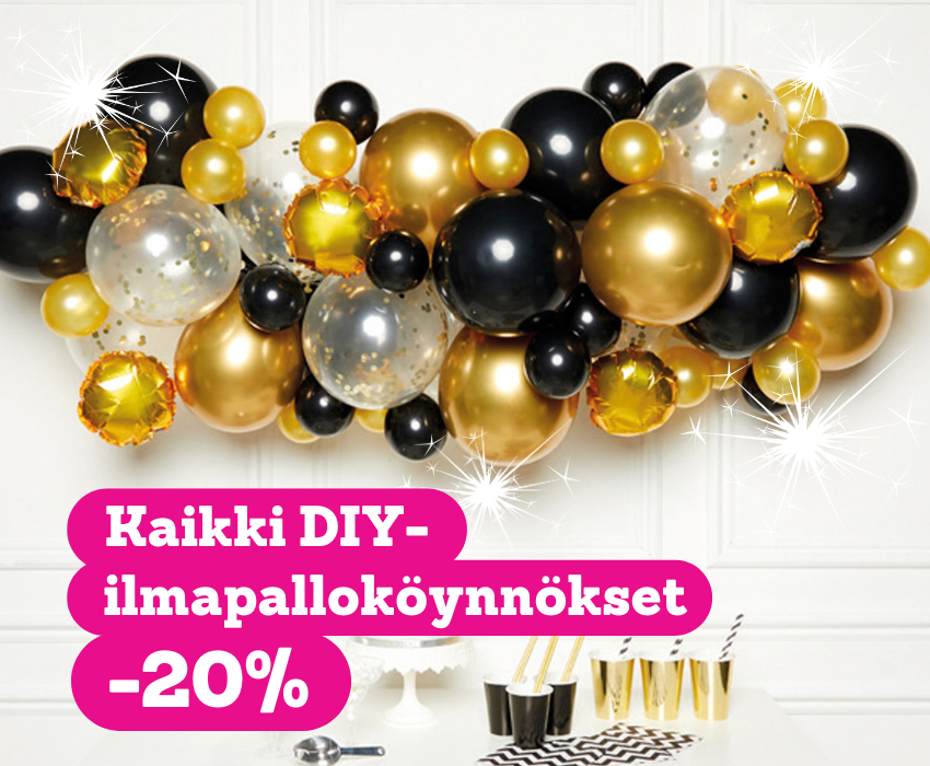 Juhlamaailma DIY-ilmapalloköynnökset -20%