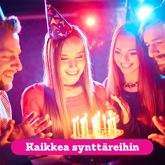 Juhlamaailma kaikkea syntymäpäiviin