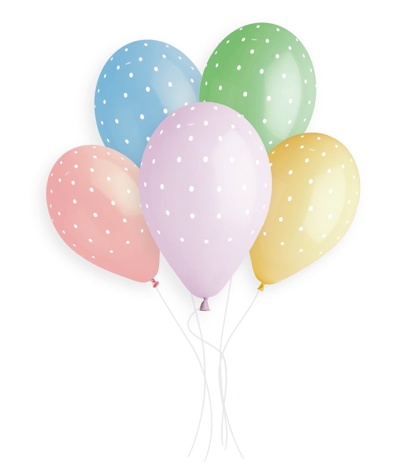 Image of Pilkut ilmapallo 30cm pastellivärit 5 kpl/pss