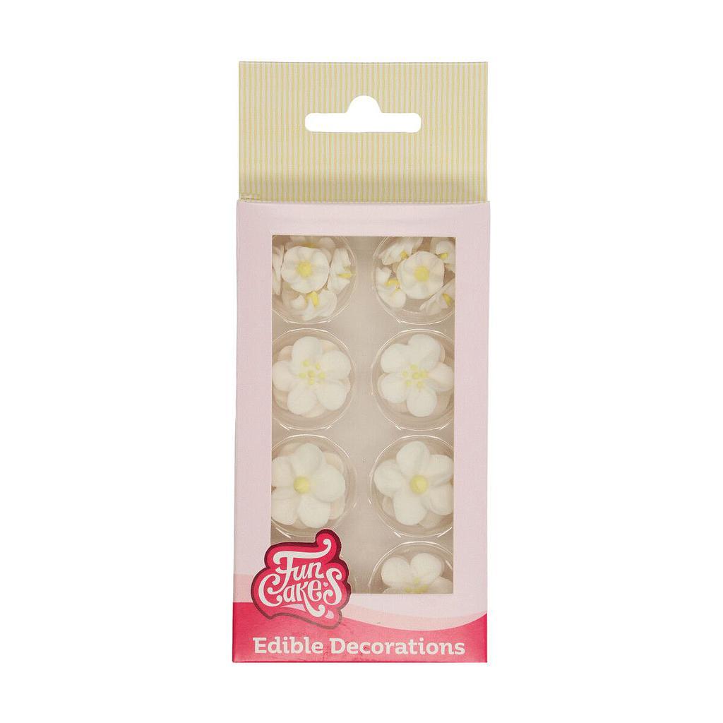 Image of FunCakes syötävä koriste, kukkalajitelma valkoinen/keltainen