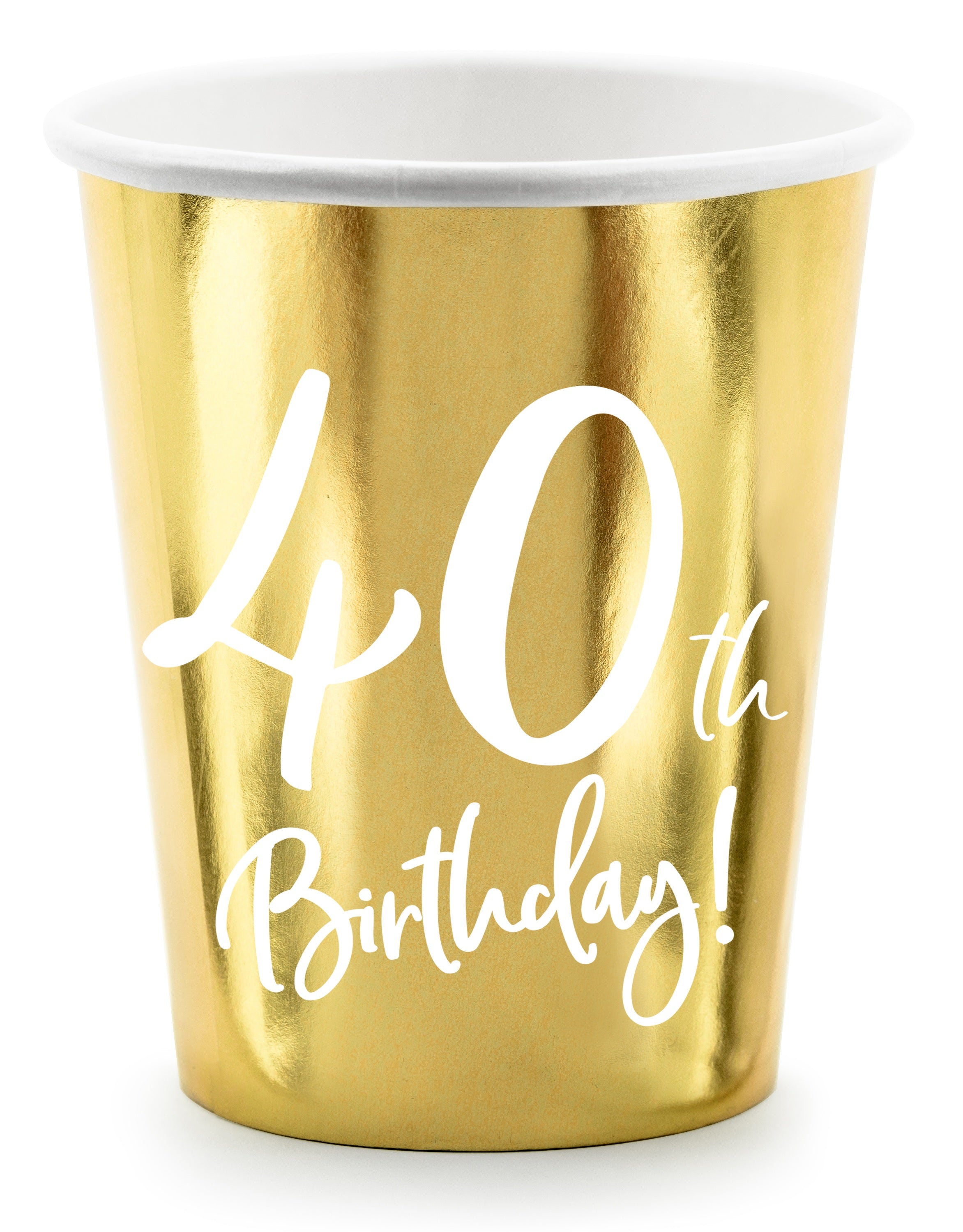 Image of Happy Birthday 40 pahvimuki 6 kpl/pkt