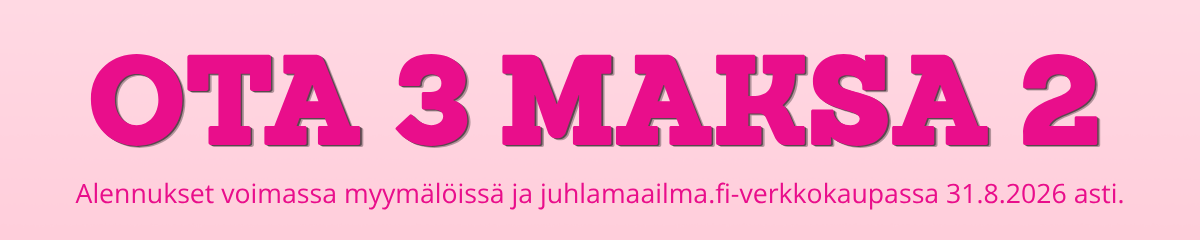 Kausiale: Ota 3 maksa 2