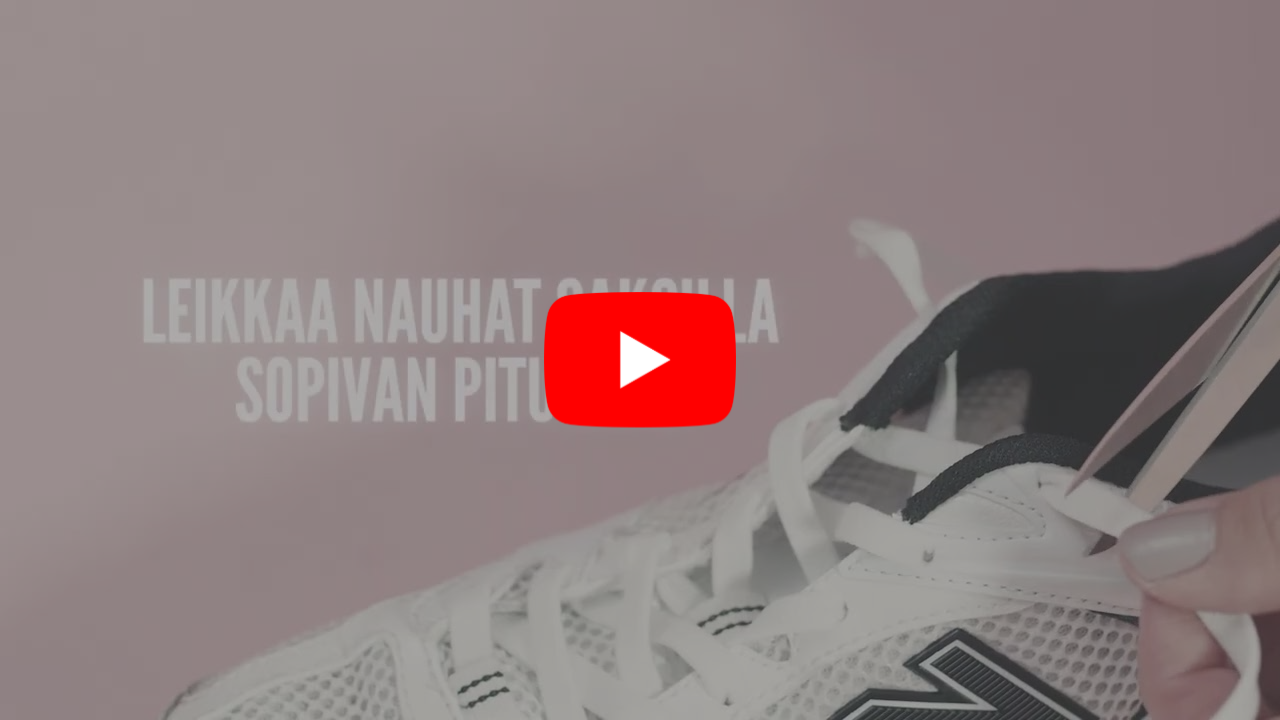 Näin asennat venyvät kengännauhat