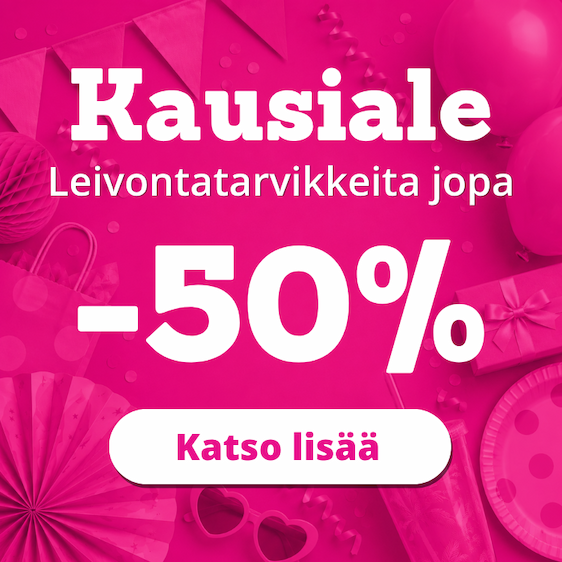 Kausiale jopa -50 %