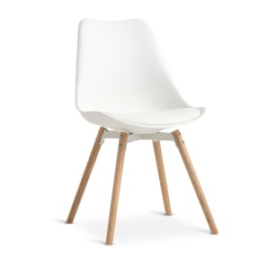 Кухненски стол KASTRUP бял