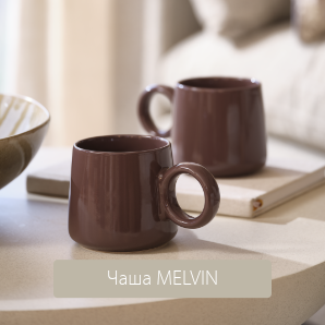 Чаша MELVIN Ø10xВ9см 370 мл