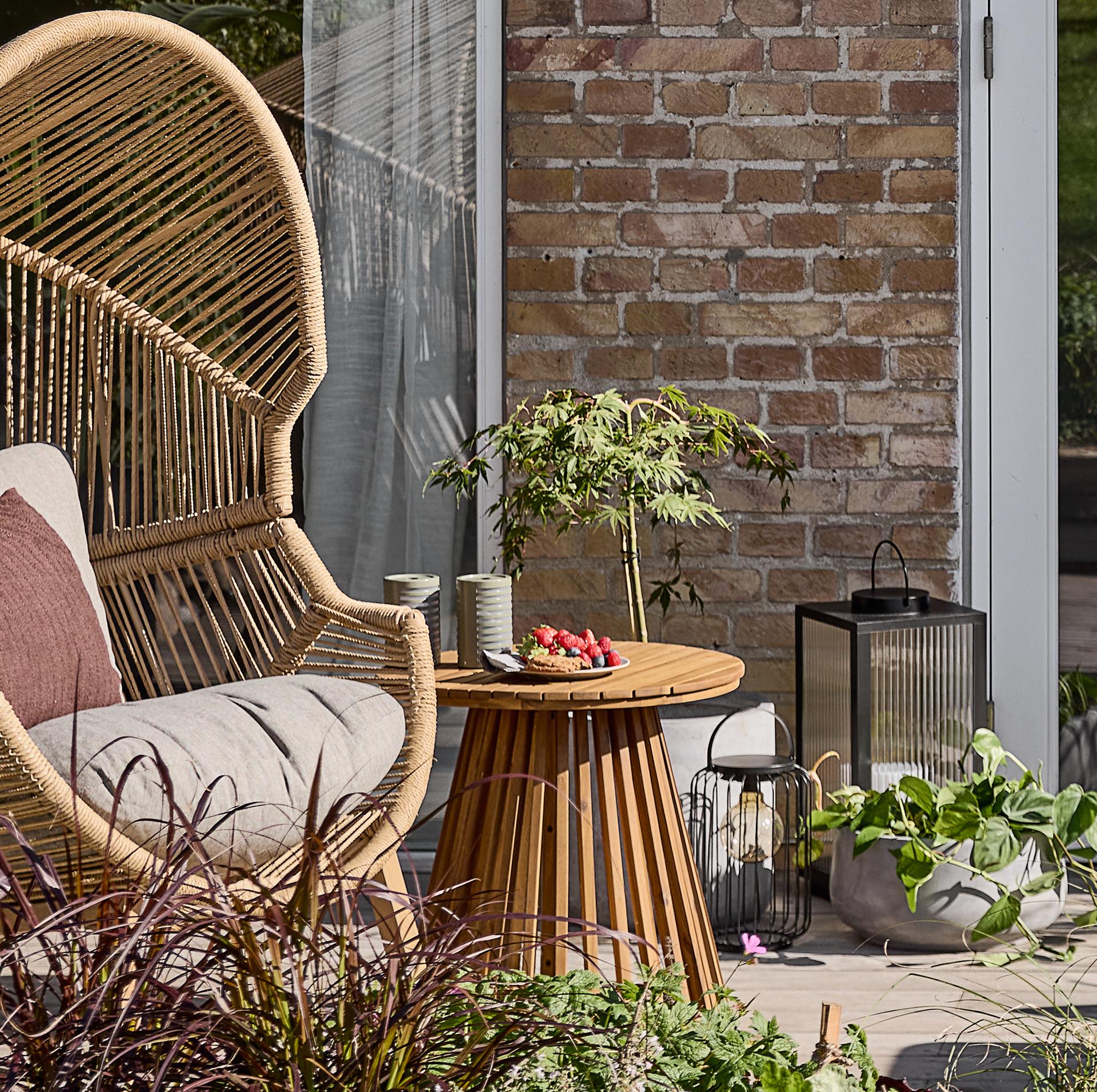 Масичка KRAGEVIG Ø50xВ50 твърда дървесина