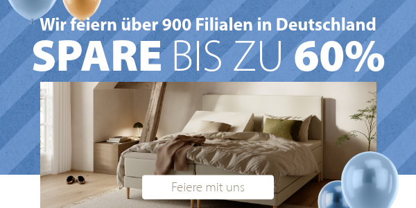 Wir feiern über 900 Filialen in Deutschland