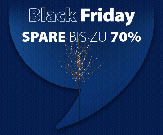 Black Friday spare bis zu 70%